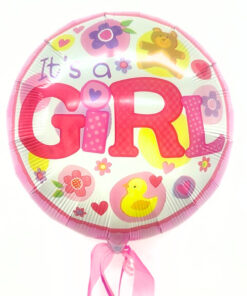 Folienballon "It´s a Girl" Teddy/Entchen