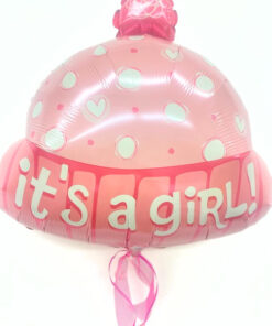 Folienballon "It´s a Girl" Mütze