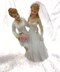 Dekofigur "Hochzeitspaar Frauen"