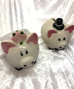 Sparschweinchenpaar "Braut und Bräutigam"