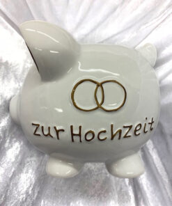 Alternative view of Sparschwein groß "zur Hochzeit"