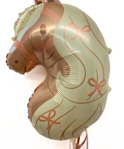 Folienballon "Ponny" beige/rosegold
