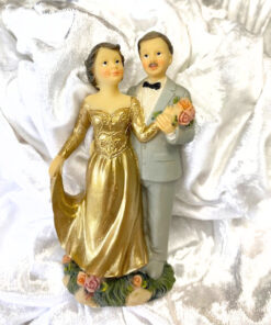 Goldhochzeit  "Brautpaar ", Dekofigur