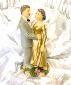 Goldhochzeit  "Brautpaar tanzend", Dekofigur