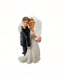 Dekofigur "Brautpaar", weiß