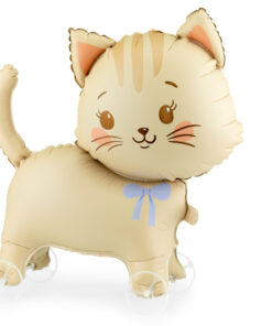 Folienballon "Katze auf Rädern"