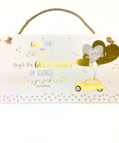 Dekoschild "Hochzeit"
