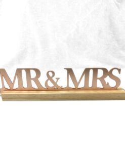 Mr & Mrs Tischdekoration, rosegold