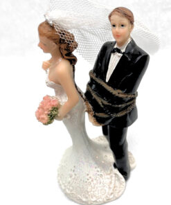 Alternative view of Dekofigur "Brautpaar" "Geschnappt"
