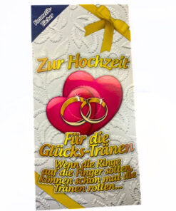 Sanfte Kosmetiktücher zur Hochzeit für die Glückstränen