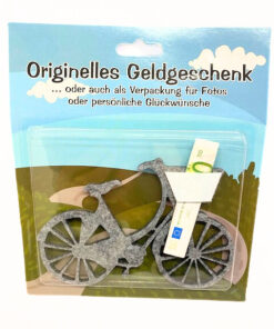 "Fahrrad aus Filz" - für ein originelles Geldgeschenk