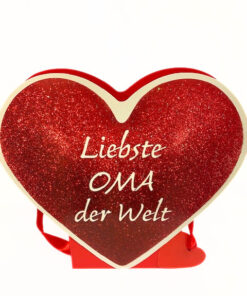 Geschenktüte Herz "Liebste Oma der Welt"