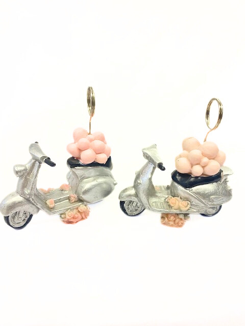 Kartenhalter oder Deko Vespa fürs Brautpaar