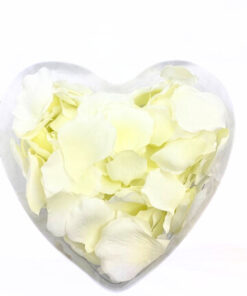 Rosenblätter Textil, creme