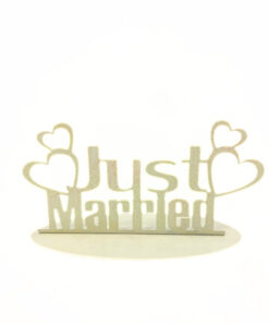 Just Married Tischdekoration
