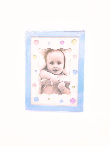 Bilderrahmen hellblau "Sweet Baby"