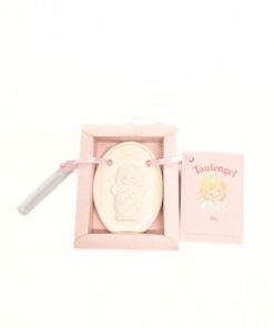 Kleiner "Taufengel" in rosa Schachtel