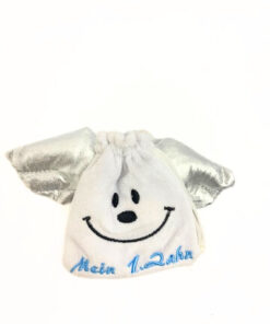 Plüschsäcken mit Flügel " Mein 1. Zahn "
