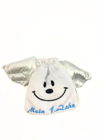 Plüschsäcken mit Flügel " Mein 1. Zahn "