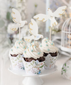 Alternative view of Muffin/Kuchen Dekoration Topper Tauben