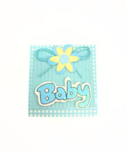 kleine Babyschachtel für Geldgeschenk o.a., blau