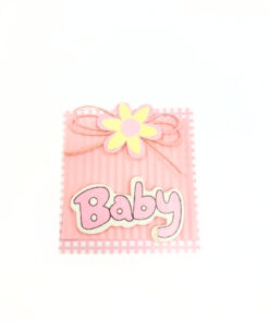 kleine Babyschachtel  für Geldgeschenk o.a. , rosa