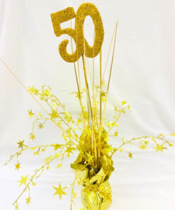 Centerpiece, gold, 50