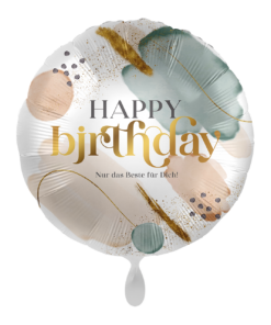 Folienballon "Happy birthday" Nur das Beste für Dich!