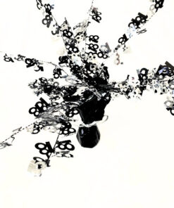 Centerpiece schwarz/silber, 18