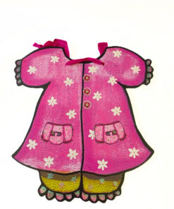 Geschenktasche "Babykleidchen" rosa