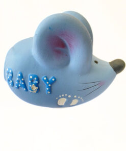 Spardose "Mäuschen", blau