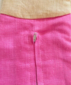 Alternative view of Stoffier mit Krone zur Aufbewahrung von Utensilien mit Reißverschluß, rosa, ca. 38 cm