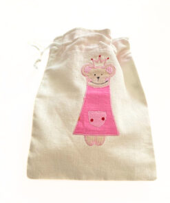 Leinen "Geschenke oder Aufbewahrungsbeutel", rosa