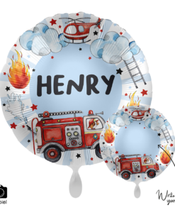 Alternative view of Folienballon "Feuerwehr", ca. 43 cm, mit Namen versehen