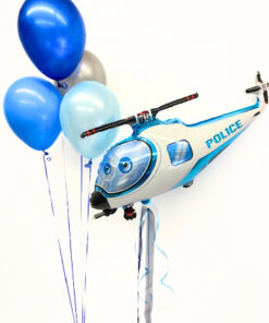 Set Police "Helicopter mit Ballonstrauß"
