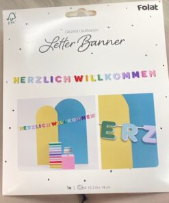 Girlande "Herzlich Willkommen"