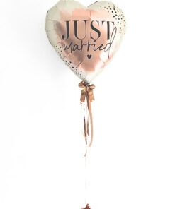 Alternative view of Folienballon "Just Married", ca. 70 cm