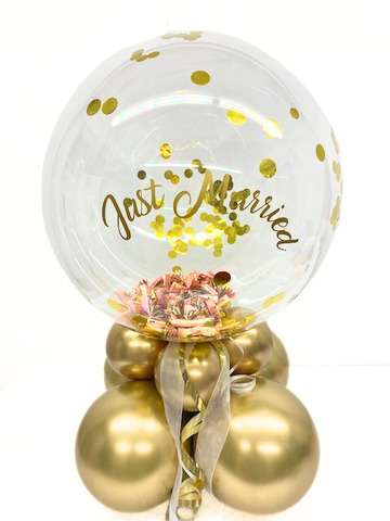 Folienballon klar "Just Married"
