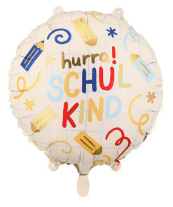 Folienballon hurra! Schulkind